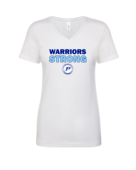 Pueblo Athletic Booster Baseball Strong - Womens Vneck