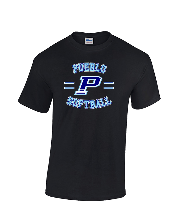 Pueblo Athletic Booster Softball Curve - Cotton T-Shirt