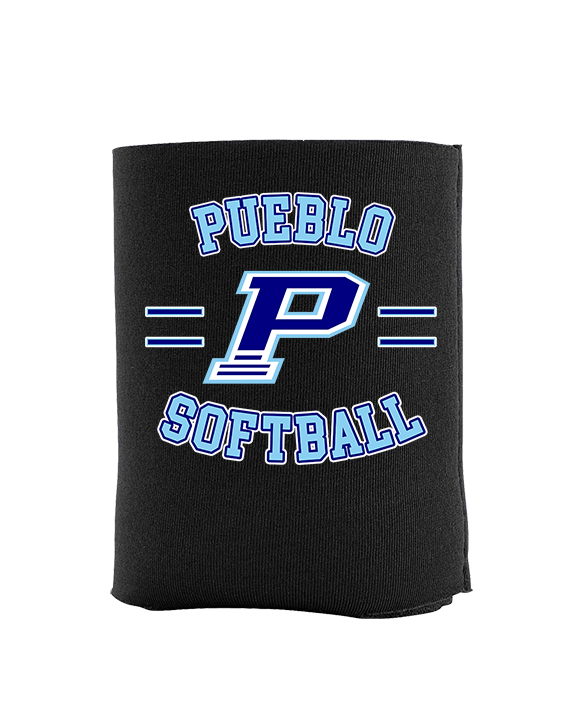 Pueblo Athletic Booster Softball Curve - Koozie