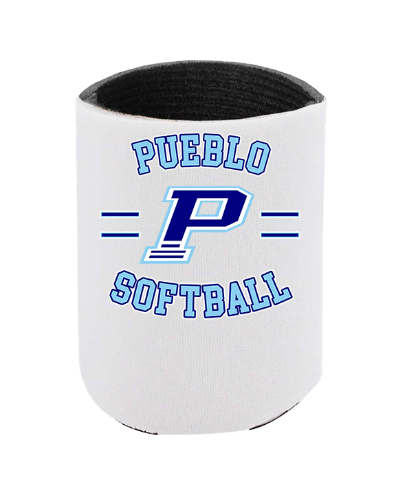 Pueblo Athletic Booster Softball Curve - Koozie