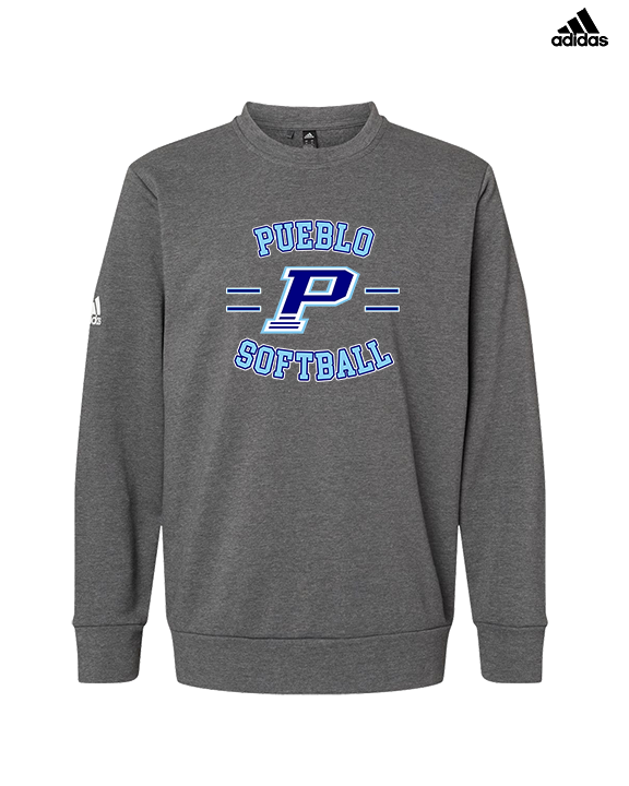 Pueblo Athletic Booster Softball Curve - Mens Adidas Crewneck