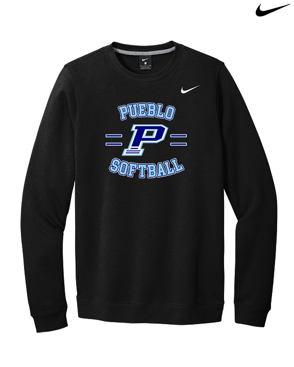 Pueblo Athletic Booster Softball Curve - Mens Nike Crewneck