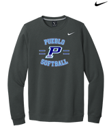 Pueblo Athletic Booster Softball Curve - Mens Nike Crewneck