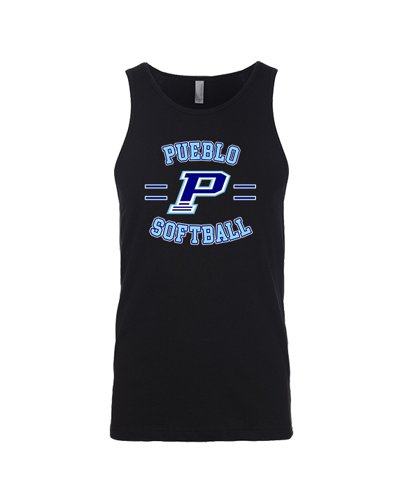 Pueblo Athletic Booster Softball Curve - Tank Top