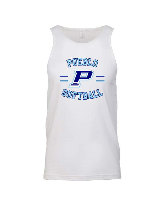Pueblo Athletic Booster Softball Curve - Tank Top