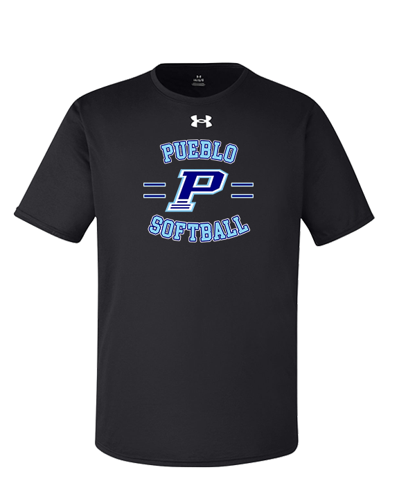 Pueblo Athletic Booster Softball Curve - Under Armour Mens Team Tech T-Shirt