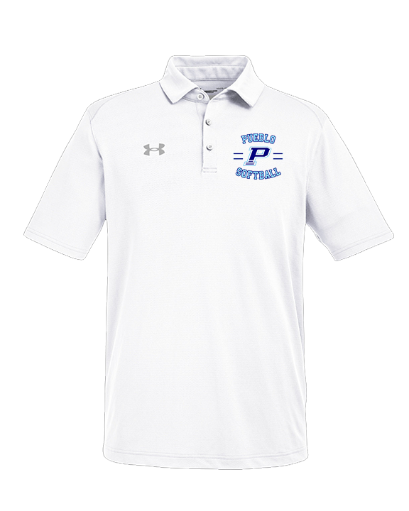 Pueblo Athletic Booster Softball Curve - Under Armour Mens Tech Polo