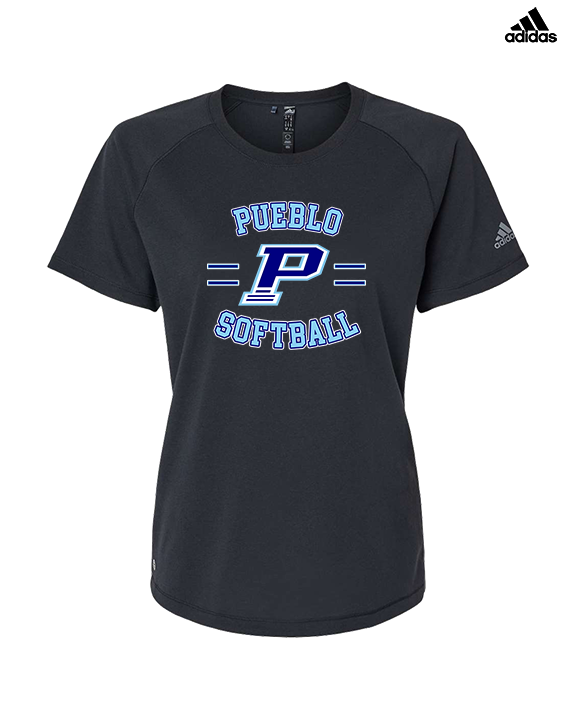 Pueblo Athletic Booster Softball Curve - Womens Adidas Performance Shirt