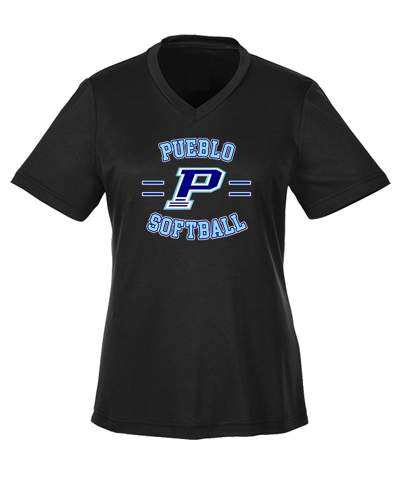 Pueblo Athletic Booster Softball Curve - Womens Performance Shirt