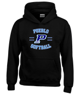 Pueblo Athletic Booster Softball Curve - Youth Hoodie