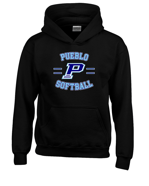 Pueblo Athletic Booster Softball Curve - Youth Hoodie
