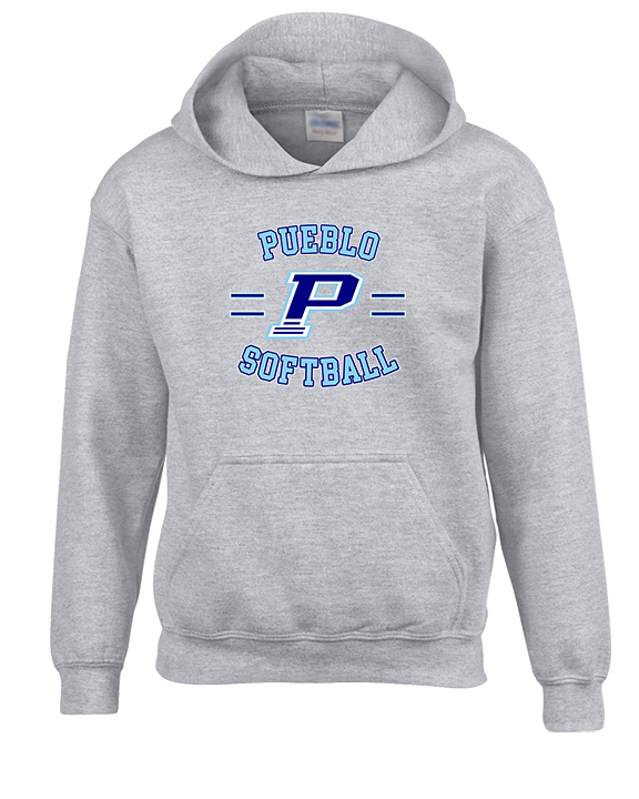 Pueblo Athletic Booster Softball Curve - Youth Hoodie