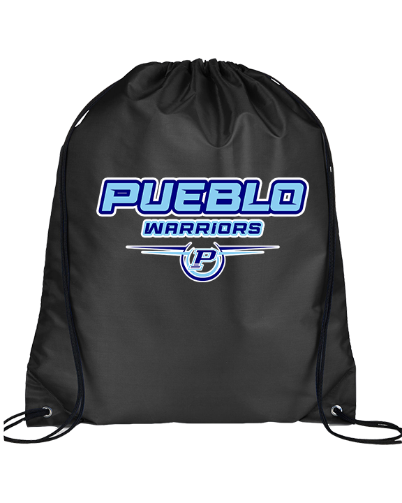 Pueblo Athletic Booster Softball Design - Drawstring Bag