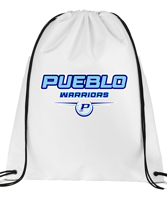 Pueblo Athletic Booster Softball Design - Drawstring Bag