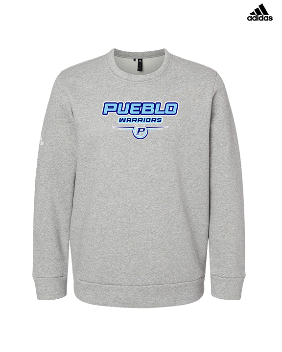 Pueblo Athletic Booster Softball Design - Mens Adidas Crewneck