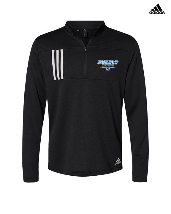 Pueblo Athletic Booster Softball Design - Mens Adidas Quarter Zip