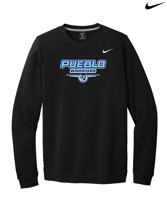 Pueblo Athletic Booster Softball Design - Mens Nike Crewneck