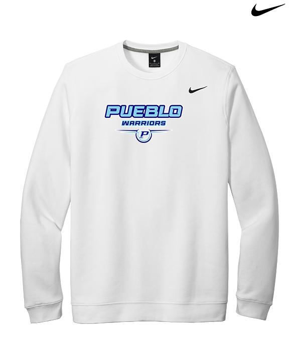 Pueblo Athletic Booster Softball Design - Mens Nike Crewneck