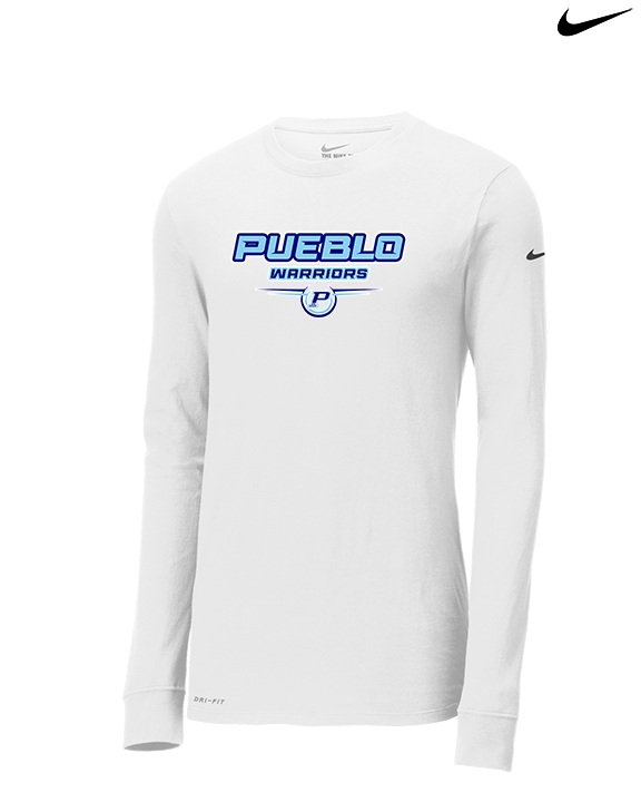 Pueblo Athletic Booster Softball Design - Mens Nike Longsleeve