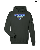 Pueblo Athletic Booster Softball Design - Nike Club Fleece Hoodie