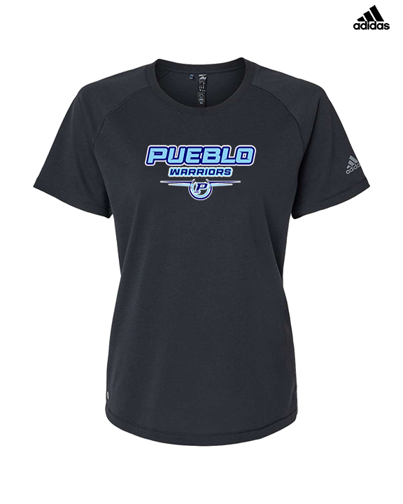 Pueblo Athletic Booster Softball Design - Womens Adidas Performance Shirt