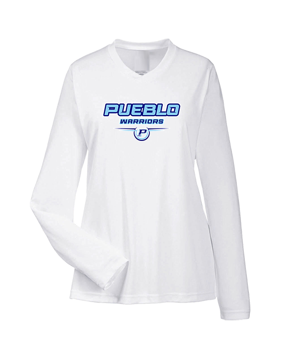 Pueblo Athletic Booster Softball Design - Womens Performance Longsleeve