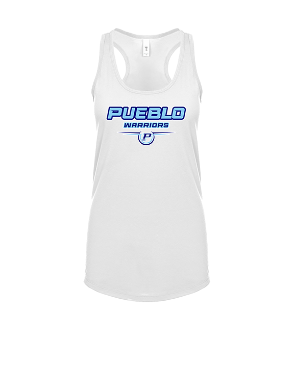 Pueblo Athletic Booster Softball Design - Womens Tank Top