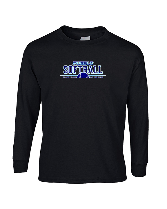 Pueblo Athletic Booster Softball Leave It - Cotton Longsleeve