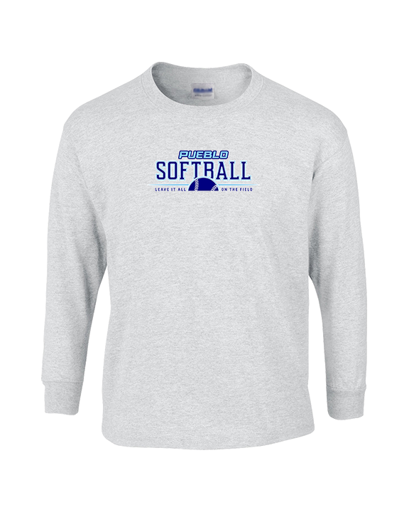 Pueblo Athletic Booster Softball Leave It - Cotton Longsleeve