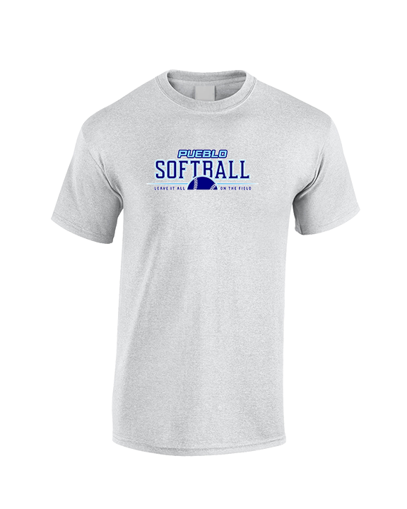 Pueblo Athletic Booster Softball Leave It - Cotton T-Shirt