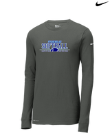 Pueblo Athletic Booster Softball Leave It - Mens Nike Longsleeve