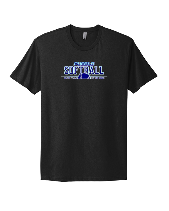Pueblo Athletic Booster Softball Leave It - Mens Select Cotton T-Shirt