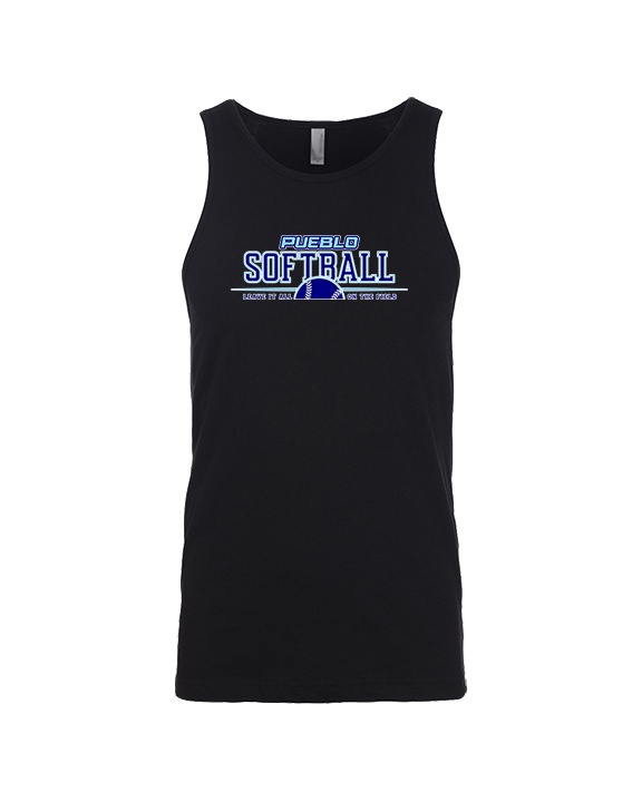 Pueblo Athletic Booster Softball Leave It - Tank Top