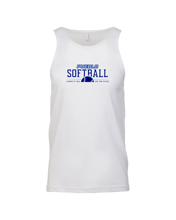 Pueblo Athletic Booster Softball Leave It - Tank Top