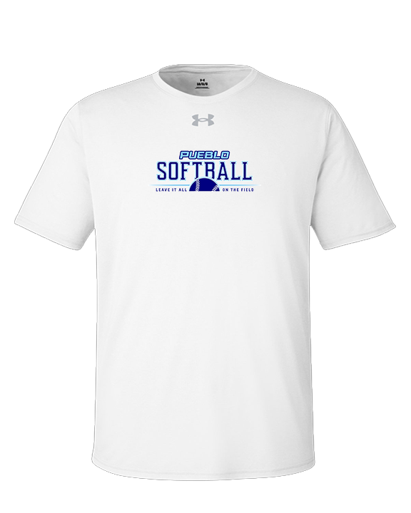 Pueblo Athletic Booster Softball Leave It - Under Armour Mens Team Tech T-Shirt