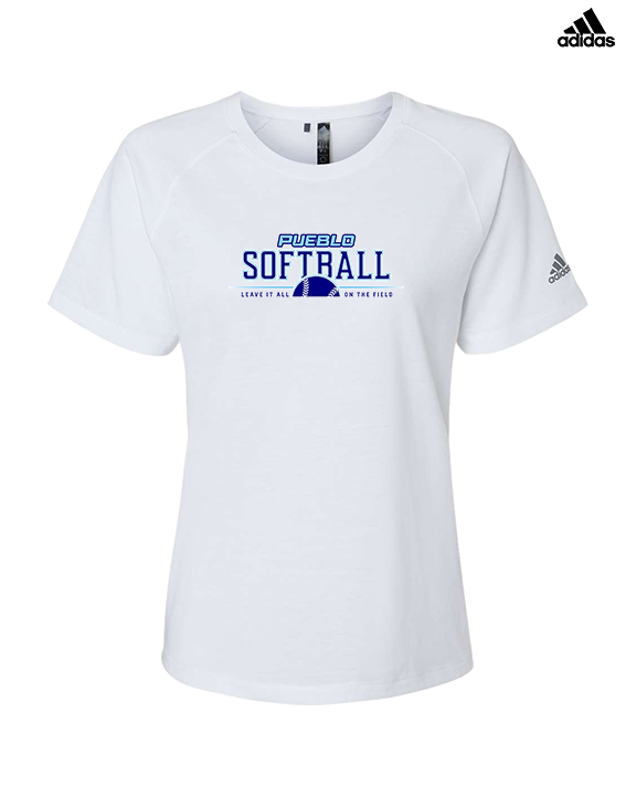 Pueblo Athletic Booster Softball Leave It - Womens Adidas Performance Shirt
