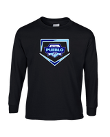 Pueblo Athletic Booster Softball Plate - Cotton Longsleeve