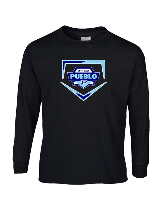 Pueblo Athletic Booster Softball Plate - Cotton Longsleeve