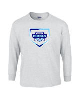 Pueblo Athletic Booster Softball Plate - Cotton Longsleeve