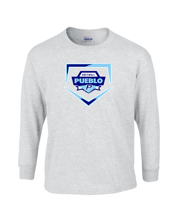 Pueblo Athletic Booster Softball Plate - Cotton Longsleeve