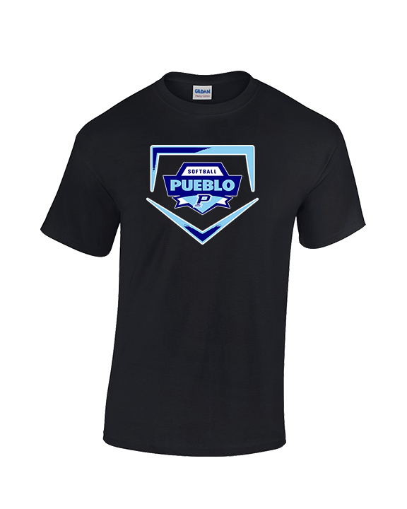 Pueblo Athletic Booster Softball Plate - Cotton T-Shirt