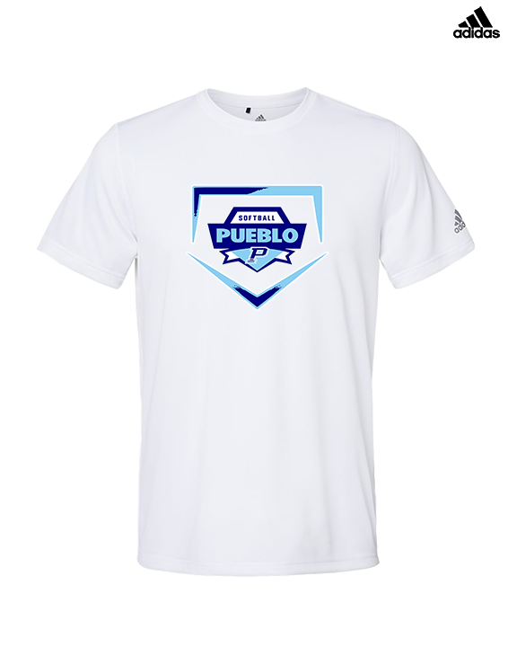 Pueblo Athletic Booster Softball Plate - Mens Adidas Performance Shirt