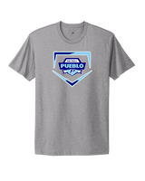 Pueblo Athletic Booster Softball Plate - Mens Select Cotton T-Shirt