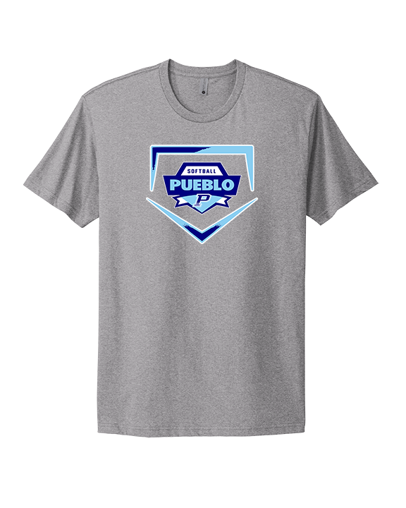 Pueblo Athletic Booster Softball Plate - Mens Select Cotton T-Shirt