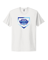 Pueblo Athletic Booster Softball Plate - Mens Select Cotton T-Shirt