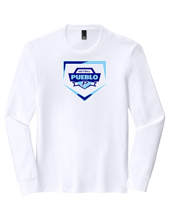 Pueblo Athletic Booster Softball Plate - Tri-Blend Long Sleeve