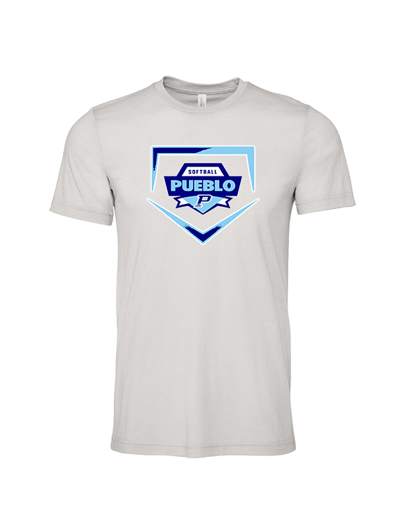 Pueblo Athletic Booster Softball Plate - Tri-Blend Shirt