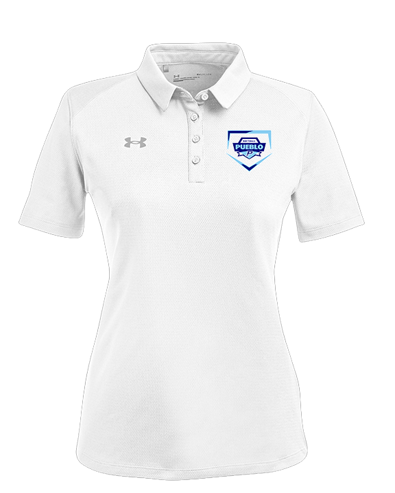 Pueblo Athletic Booster Softball Plate - Under Armour Ladies Tech Polo