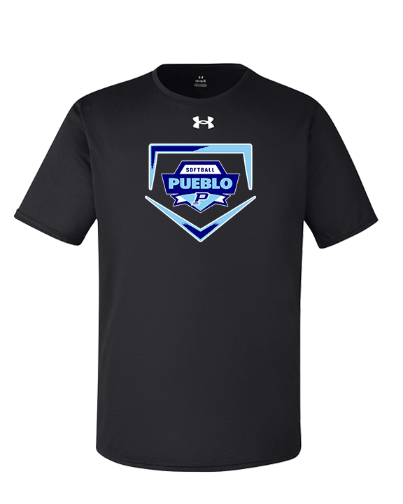 Pueblo Athletic Booster Softball Plate - Under Armour Mens Team Tech T-Shirt