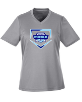 Pueblo Athletic Booster Softball Plate - Womens Performance Shirt